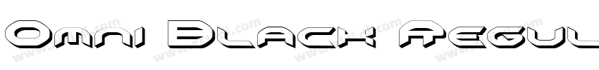Omni Black Regular字体转换